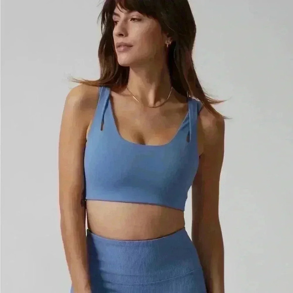 Athleta asana sports bra cottage blue small - Picture 2 of 5